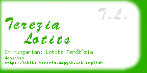 terezia lotits business card